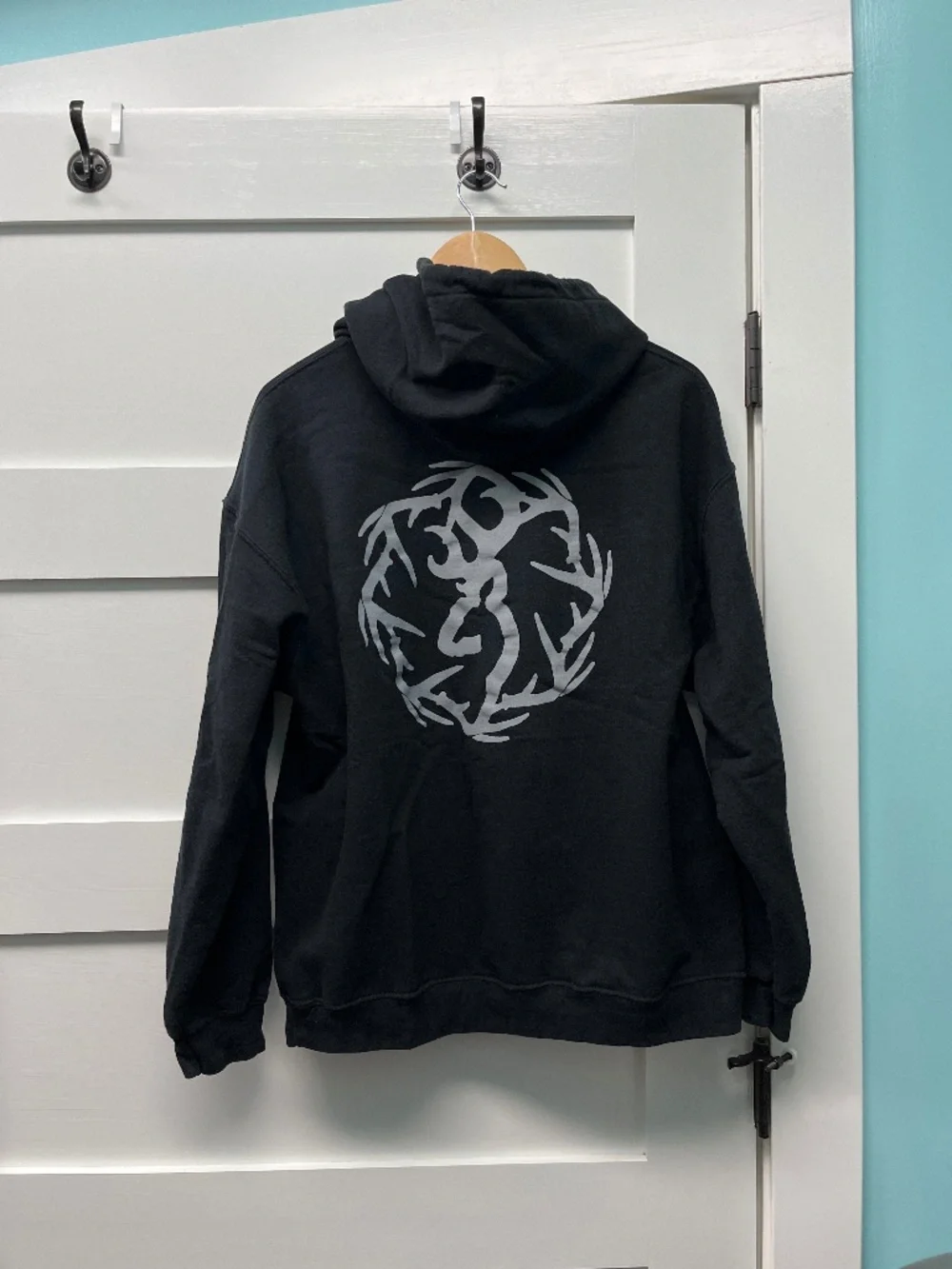 Browning sweatshirt hoodie with front pocket - Picture 3 of 4